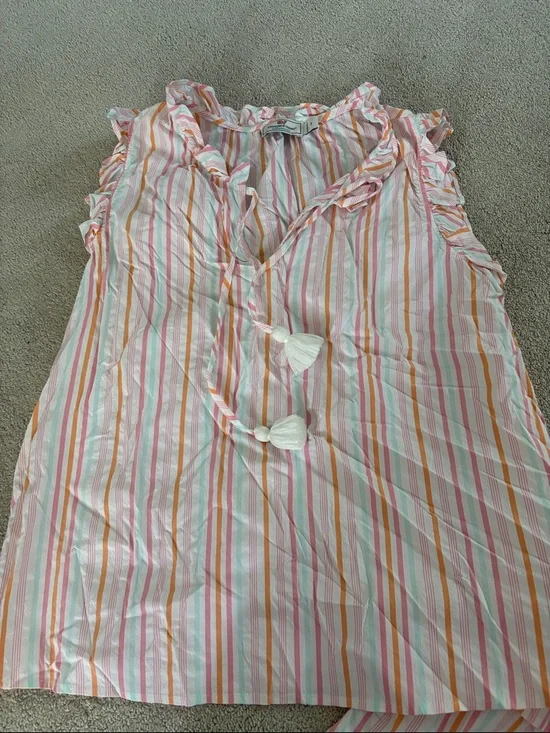 Vineyard Vines Stripe Skirt Performance Set NWOT - Picture 2 of 7